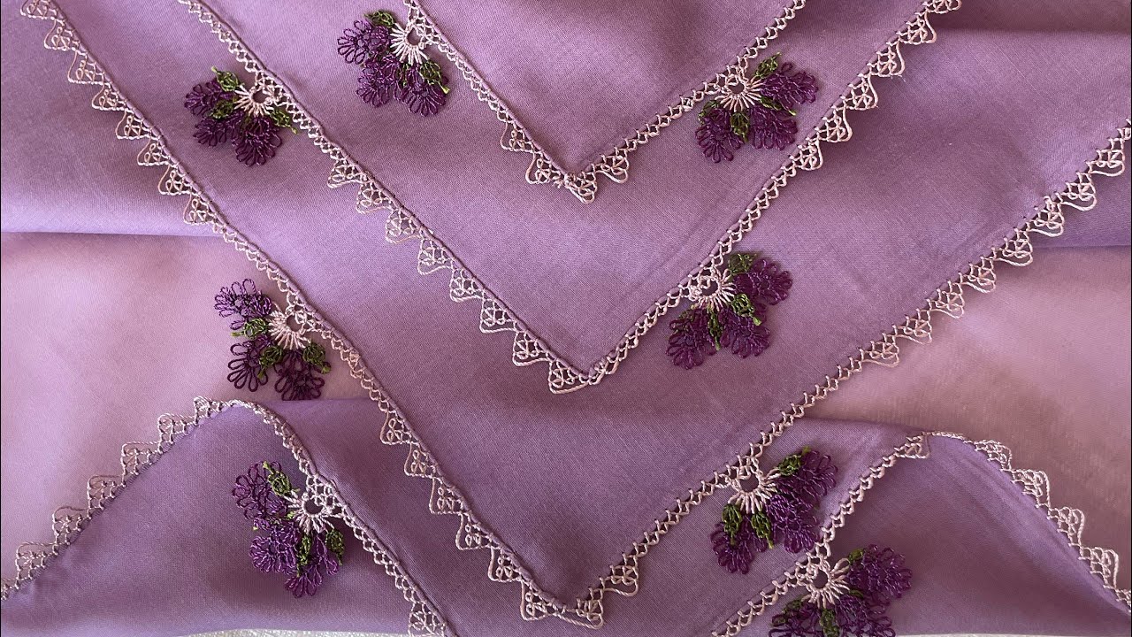 ÇİÇEKLİ IĞNE OYASI MODELI ￼