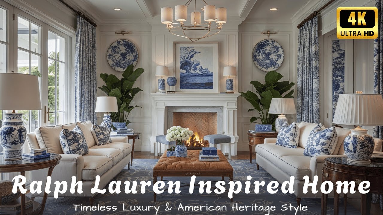 Ralph Lauren Inspired Home Design | Timeless Luxury & American Heritage Style