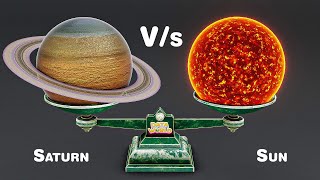 How Many Saturns Equal the Sun s Mass Sun vs Saturn Size Distance Axis Tilt Explained