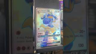 Shiny Lucario GX - Hidden Fates #shorts #pokemoncards #lucario #pokemontcg