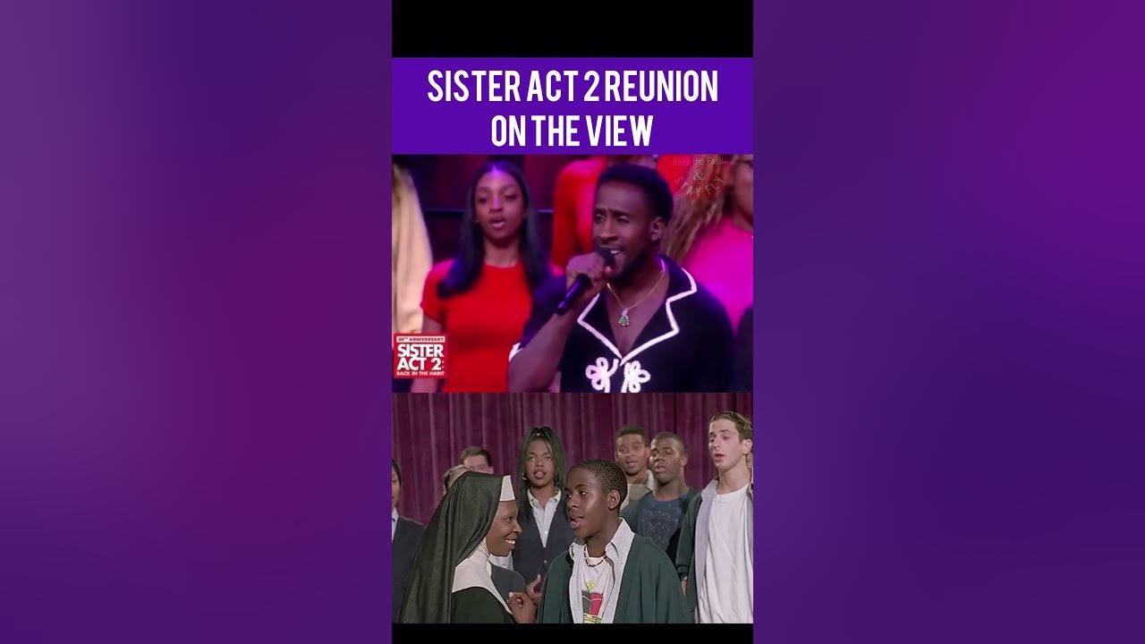 Sister Act 2 Reunion On The View W/ Whoopi Goldberg & Original Choir #movie #movies #theview #shorts