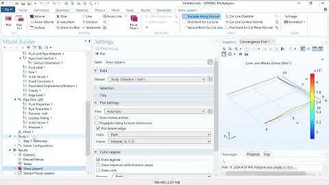 Continuation of How to model and simulate Flow and Stress in a Pipe using Comsol