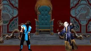 Shang Tsung's original MK1 sword fatality!