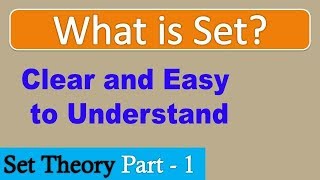 What is set - Set theory (part 1)