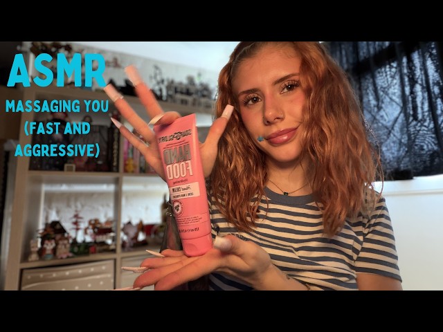 ASMR massaging you! (fast and aggressive)