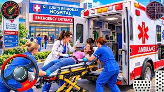 New Ambulance Driving Game 911 Rescue Game 3D Ambulance Simulator 2026 - Android Gameplay screenshot 1