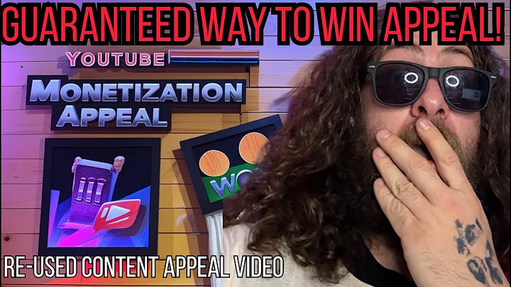 How To Appeal Re-used Content Demonetization And Win!! (Real video example)