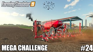 Liming and Planting Corn on fields | MEGA Challenge | Farming Simulator 19 | Episode 24