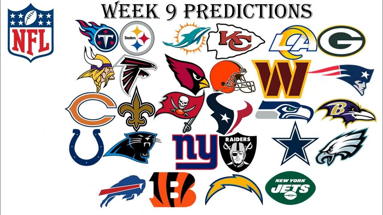 2023 Week 9 NFL Predictions YouTube