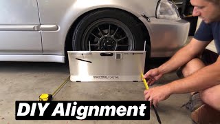 Project Civic EK DIY Alignment with Toe / Camber Plates