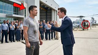 The CEO Fired the Only Mechanic — A Single Dad. 10 Minutes Later, Naval Helicopters Landed.