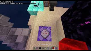 Java command blocks on Bedrock test