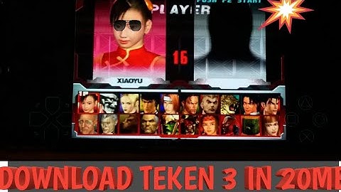 Download Teken 3 In 20MB / With All CHARACTERS 😱👍.