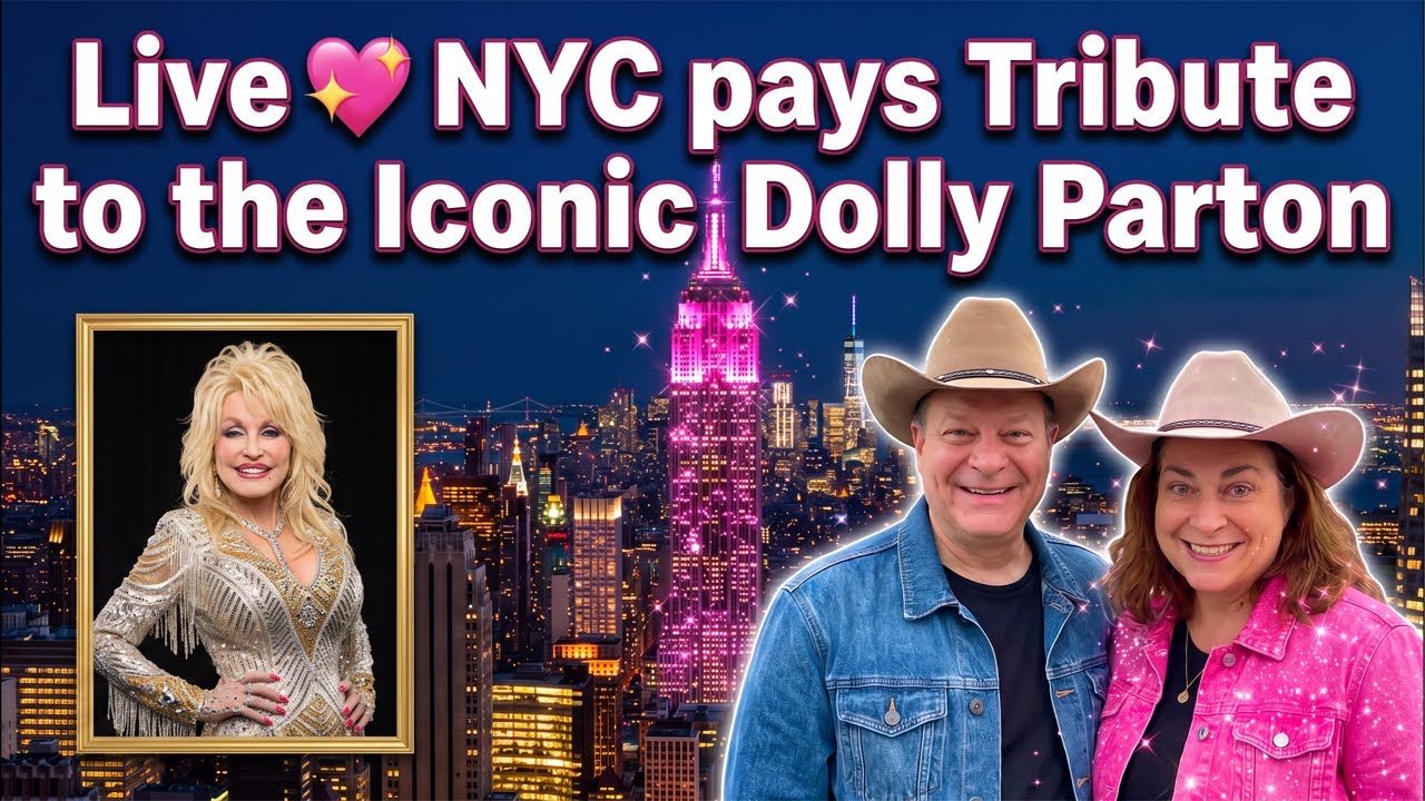LIVE •NYC pays Tribute to an Icon! Dolly Parton ❤️ #NYC #life