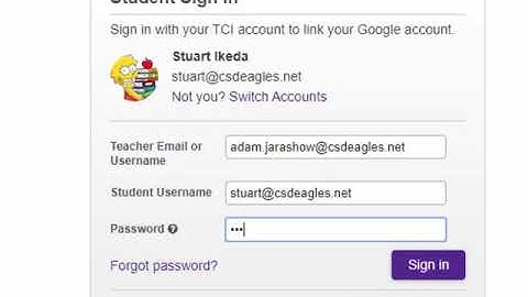 TeachTCI Student Login