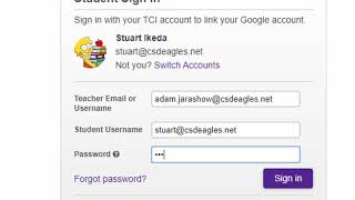 TeachTCI Student Login