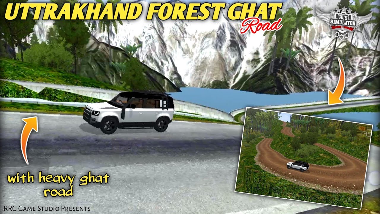 New Uttarakhand Forest Ghat Road Mop | Bussid Map | Bussid Map Mod
