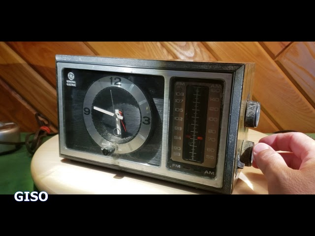 Radio Electric General Clock 7-4501 Works 7-4501D Vintage Model GE