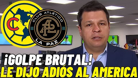 🏆😨¡SE VA ENTRE LÁGRIMAS! ¡SE CONFIRMA LA SALIDA MÁS DOLOROSA DEL AÑO! NOTICIAS DEL CLUB AMÉRICA HOY