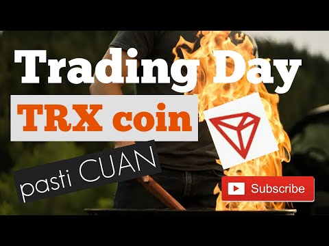 Trading day Tron coin || Scalping teknik untuk trading TRX coin || cocok u/trader pemula