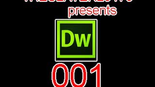 Dreamweaver Getting Started - Part 1