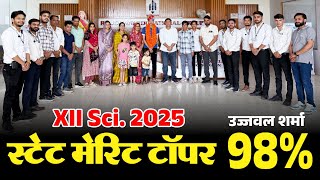 XII Science 2025 State Topper | Ujjwal Sharma 98% | Rajdhani Pachkodia का गौरव #12thresult #neetjee