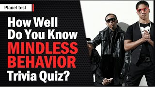 How Well Do You Know Mindless Behavior trivia | Music Band Quiz #4 | Planet test screenshot 1