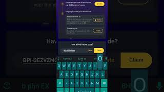 Todai binance red packet new code 🧧🎁 #binance #redpacketcodeinbinance #binancecoin