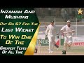 Inzamam And Mushtaq Put On 57 For The Last Wicket To Win One Of The Greatest Tests Of All Time | PCB