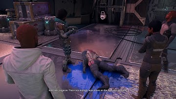 Mass Effect: Andromeda - Murder In Kadara Port: Scan Dead Angaran Gameplay Sequence PS4