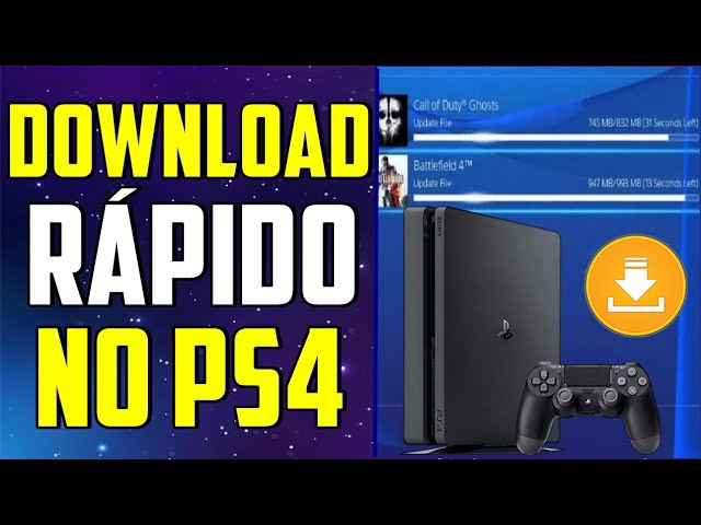 DICA: Faça o DOWNLOAD de JOGOS e updates MUITO MAIS RÁPIDO no PS4