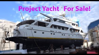 PROJECT YACHT / GOLDEN COMPASS 46 m  STEEL HULL EXPLORER / VIDEO TOUR (Walkthrough)