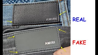 Amiri jeans real vs fake. How to spot fake Amiri denim jeans