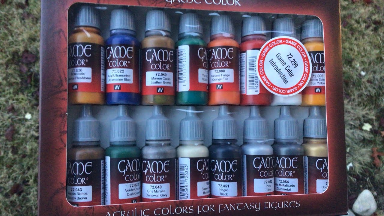 Peinture Vallejo Game Color : Color Set Orange