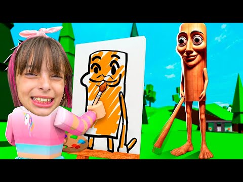 I'M DRAWING A BRAINROT IN ROBLOX! 🎨