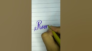 How to write with cut marker.#art #creative #calligraphy#writing #lettering #name #shorts