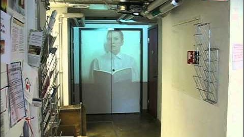 Androgyn - interactive installation built in Max/Msp/Jitter