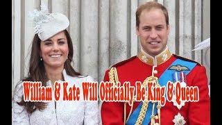 royal announcement william and kate will officially be king and queen