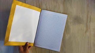 Cara Menyampul Buku Tulis yang Rapi