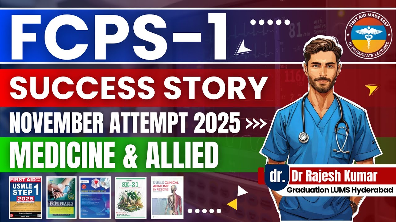 FCPS-1 Success Story of Dr Rajesh Kumar | MEDICINE & ALLIED | Cleared in 1st Attempt| FAME Platform