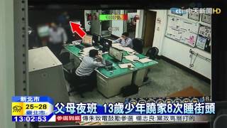 20150507中天新聞　父母夜班　13歲少年蹺家8次睡街頭