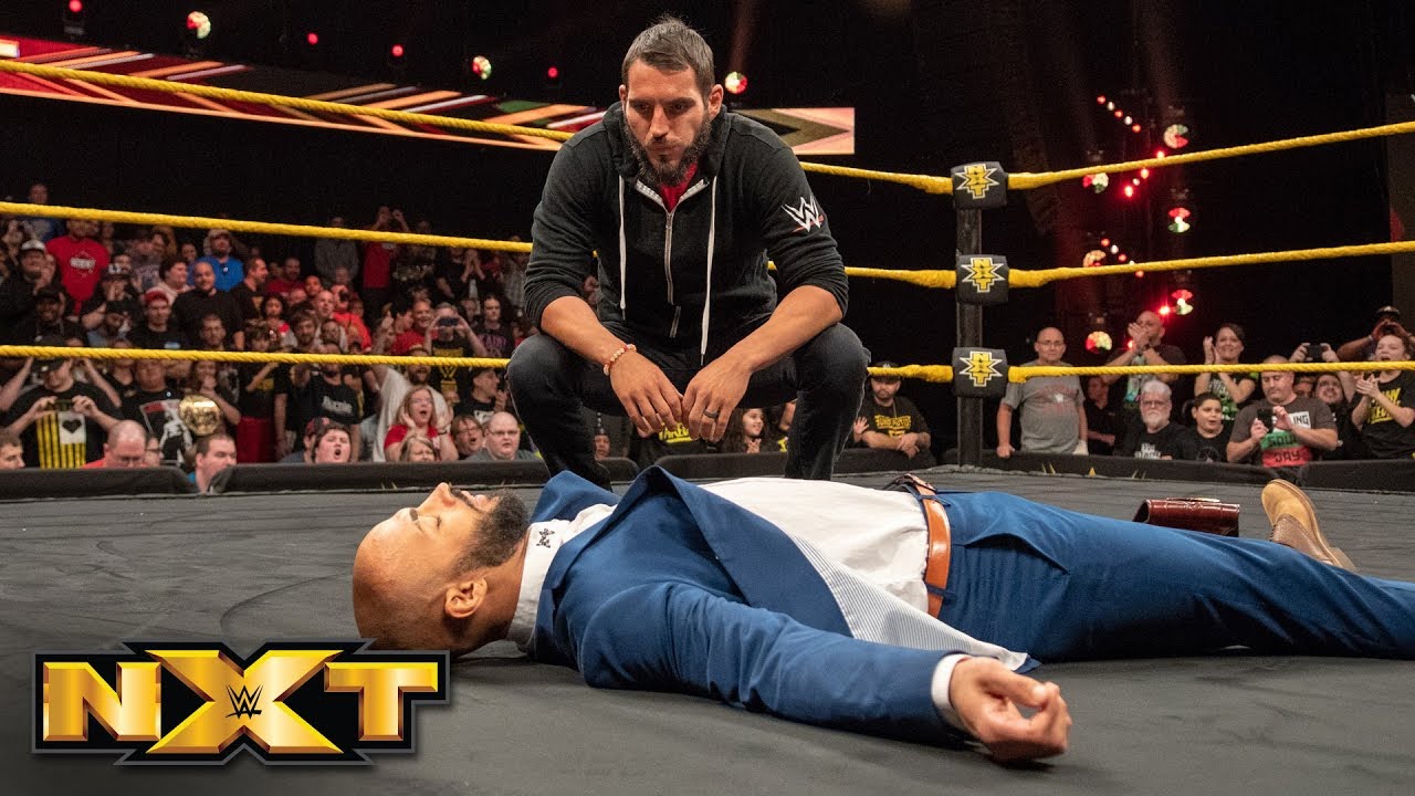 Johnny Gargano lays out Ricochet: WWE NXT, Jan. 9, 2019