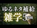 【睡眠導入】ゆるネタ補給雑学5時間【合成音声】