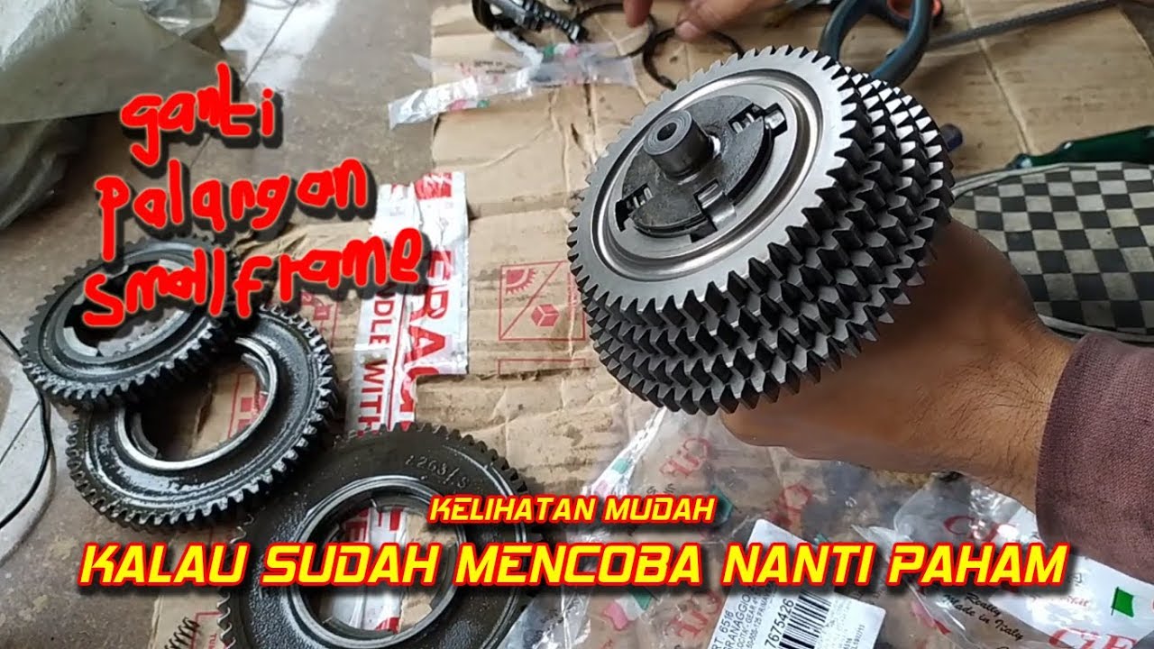 Cara Ganti Palangan PTS Gir 4 dan Gigi Susunnya || Aji VAS