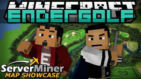ServerMiner Map Showcase - "EnderGolf Course" Map!