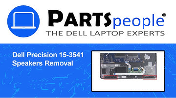 Dell Precision 15-3541 (P80F003) Speakers How-To Video Tutorial