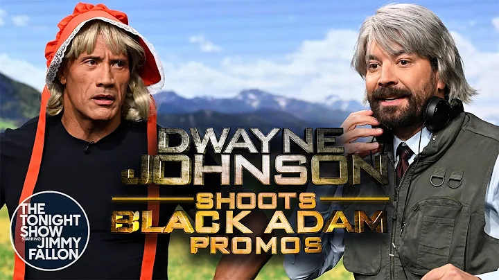 Dwayne Johnson Shoots Black Adam Promos Like a Vam...