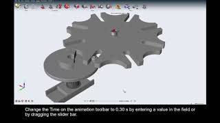 Create a motion contact between multiple parts and visualize forces with Altair Inspire