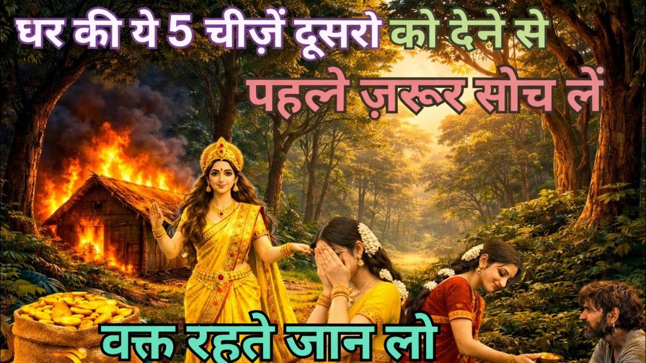 🌺माँ लक्ष्मी कहती है घर 🏠की 5 चीजे दूसरों को देने से पहले ज़रूर सोच लें❌✨💰#gharvastu#hindistories 