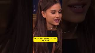 Ariana Grande hilariously impersonates Beauty and the Beast #arianagrande #funnymoments #singing